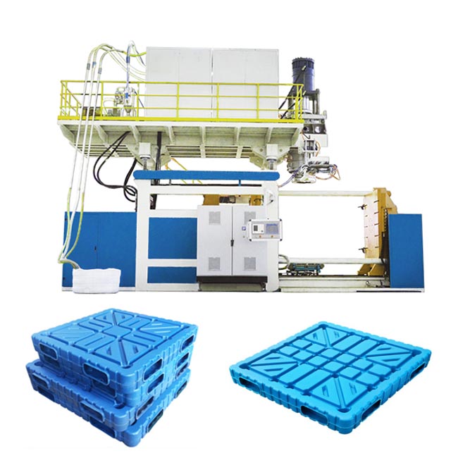 Double face pallet blow molding machine